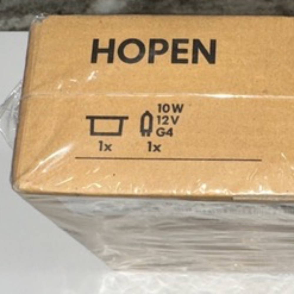 Ikea Hopen 501.193.70 10W Under Inside CABINET LIGHT Wardrobe Spotlight Low Volt - Picture 2 of 13